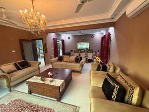 Posezení v ubytování Executive Lodges