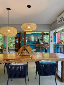 Χώρος καθιστικού στο Conforto Maresias