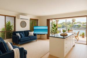 Posezení v ubytování Riverside Family Villa