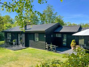 Bygningen som feriehuset ligger i