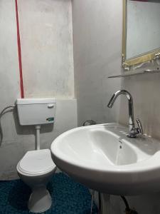 Koupelna v ubytování Wang Homestay