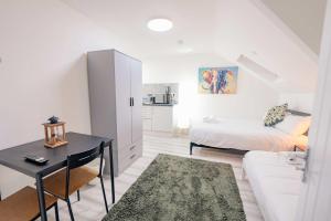 Η κουζίνα ή μικρή κουζίνα στο Modern Cosy Studio Getaway - Fast WiFi