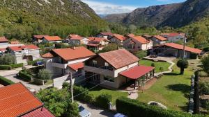 an aerial view of a house with red roofs at Apartment Chantal in Mostar