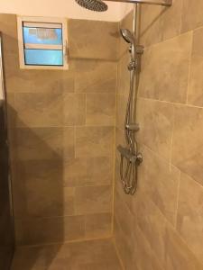 Et badeværelse på Studio confortable à Le Gosier 37 m² avec jardin