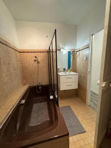 Koupelna v ubytování Fontainebleau, un séjour au cœur de l'histoire