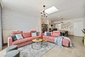 Χώρος καθιστικού στο Huswell - Spacious house with 3 terraces