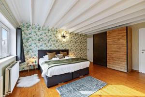 Ένα ή περισσότερα κρεβάτια σε δωμάτιο στο Huswell - Spacious house with 3 terraces +42 φωτογραφίες