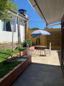Patio nebo venkovní prostory v ubytování Quarto privativo Próx Centro e Rodoviária