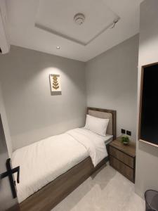 Postel nebo postele na pokoji v ubytování مبيت هوستل لاين