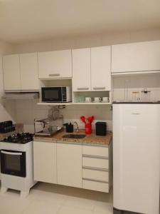 Køkken eller tekøkken på Edifício Coliseum Residence