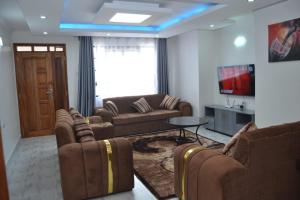 Istumisnurk majutusasutuses Tausi mweupe