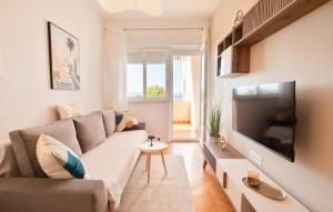 Μια τηλεόραση ή/και κέντρο ψυχαγωγίας στο Amazing Apartment In Igrane With Wifi
