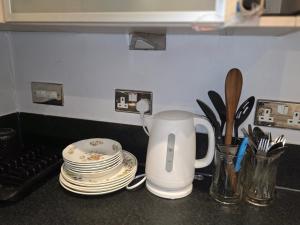 Kuchyň nebo kuchyňský kout v ubytování Essex Colchester Cosy Room Zi