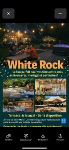 a web page of a white rock website at Maison du WHITE ROCK in Saint-Jouan-des-Guérets