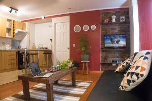 Køkken eller tekøkken på Departamentos Arrayán