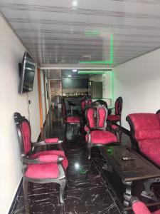 Posezení v ubytování Casa hotel la Pavona Armenia