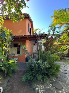 En have udenfor Casa Saravá na Pousada Ziriguidüm