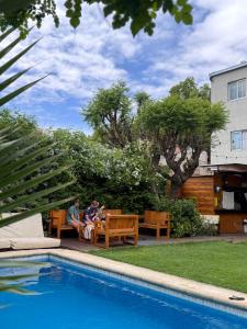 Bazén v ubytování Gorilla Hostel nebo v jeho okolí