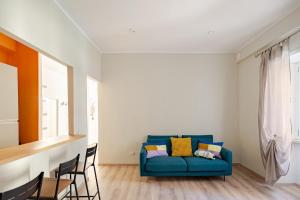 Χώρος καθιστικού στο Claudia's Home Minimal Design 500m from the Center