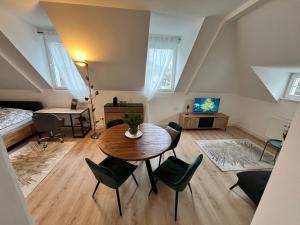 Khu vực ghế ngồi tại Elegantes Zimmer in historischer Villa in Siegen-Eiserfeld