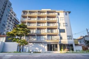 Bygningen som lejligheden ligger i