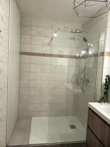 Koupelna v ubytování Monts repos!