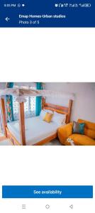 Postel nebo postele na pokoji v ubytování Cool n calm