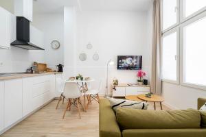 Kuchyň nebo kuchyňský kout v ubytování Elegante loft en Almería con zona de trabajo
