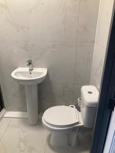 Koupelna v ubytování Flat 3, 260 Hawthorne Road