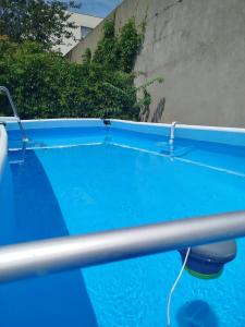 a close up of a blue swimming pool at Flashbackroom #Retour dans les années 80 90 in Clermont-Ferrand