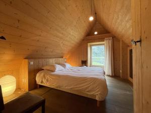 Postel nebo postele na pokoji v ubytování Elgundua