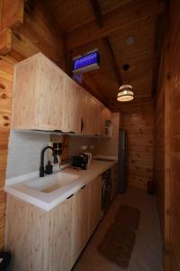 Kuchyň nebo kuchyňský kout v ubytování Aviry Palm أفيري النخيل