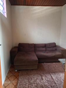 Χώρος καθιστικού στο Suíte Executiva no Coração de Belém