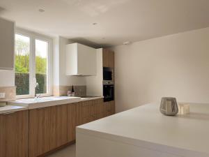 Kuchyň nebo kuchyňský kout v ubytování Longère de charme au vert + 28 fotografií