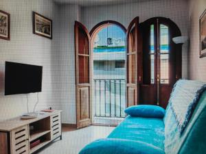 TV a/nebo společenská místnost v ubytování loft Alameda de Hercules