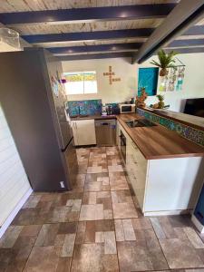 Kuchyň nebo kuchyňský kout v ubytování Bel Kay