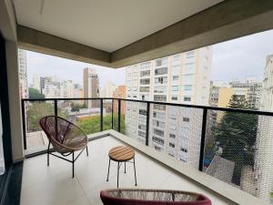 Balkón nebo terasa v ubytování Pivô Franca