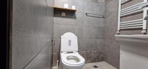 a bathroom with a toilet and a sink at Zeytoun Guest House in Yerevan +7 photos