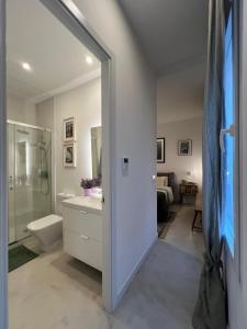 Koupelna v ubytování Flatiron apartment II