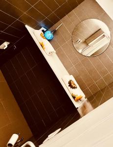 Koupelna v ubytování Antica casa Ragone