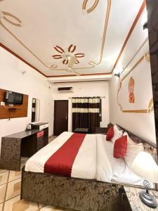 Giường trong phòng chung tại Hashtagg hostel and hotel