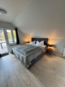 Postel nebo postele na pokoji v ubytování Fünf Harzer Berge Bocksberg