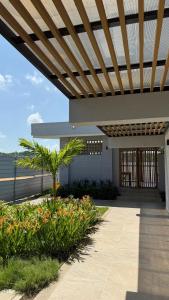 Κήπος έξω από το Apartamento en Cartagena, Manzanillo