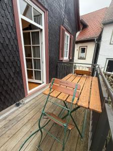 Balkón nebo terasa v ubytování Rosenbalkon