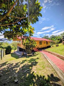 Zahrada ubytování Cabaña Caracolí. Tranquilidad vía a la laguna