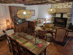 Posezení v ubytování La Jeannette + 46 fotografií