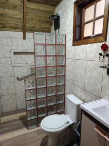 Ένα μπάνιο στο Pousada Recanto da Lagoa