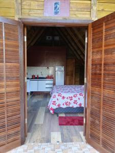 Η κουζίνα ή μικρή κουζίνα στο Pousada Recanto da Lagoa