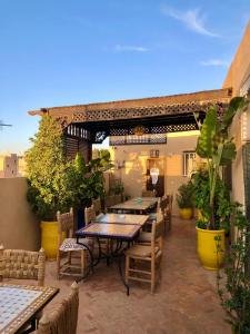Patio nebo venkovní prostory v ubytování Dar Habache