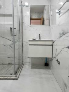 Koupelna v ubytování Levy-Cardoso Apartment